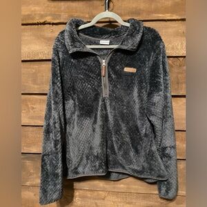 Women’s Columbia Gray Fleece Quarter Zip